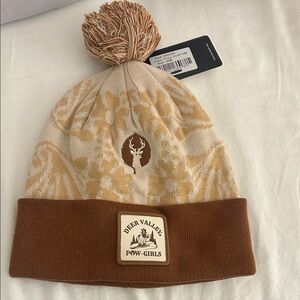 NWT Deer Valley Beanie with Pom Pom